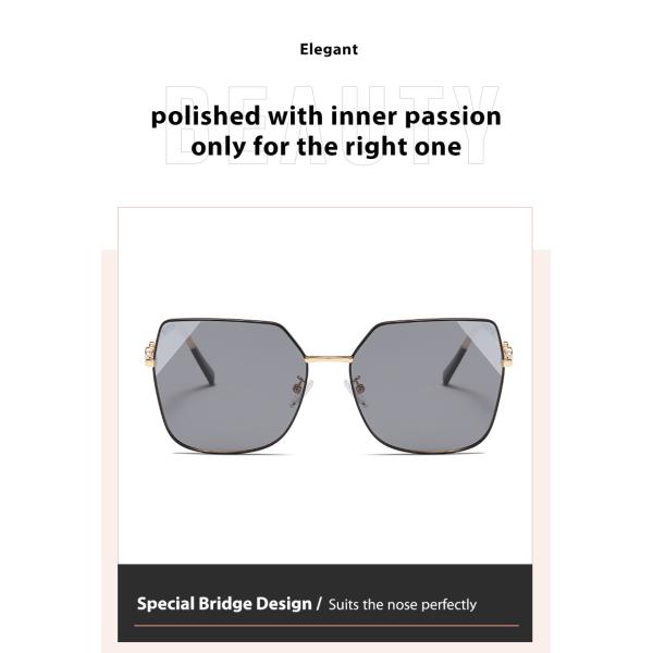 Солнечные очки людей женщин слишком большие поляризовыванные придают квадратную форму большому металлу