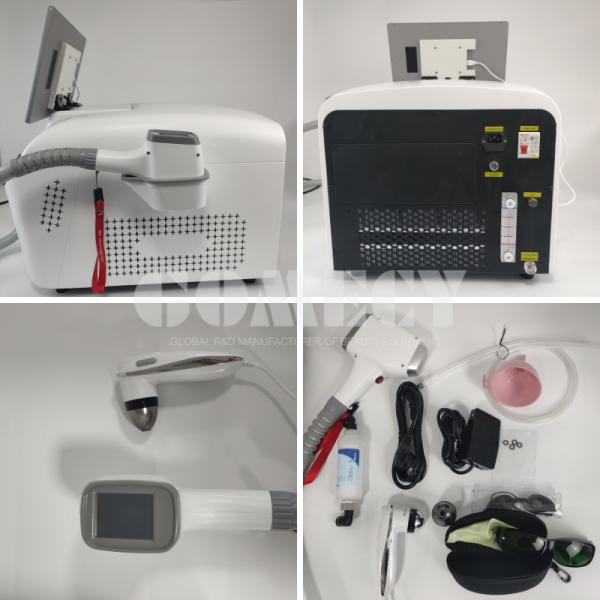 2 In 1 Diode Laser Hair Removal Machine With Intelligent Skin Analyzer System 1600W Portable Professional Aesthetic Skin Scalp Testing Laser Platform For Salon