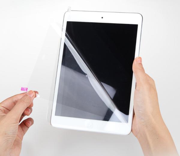 iPad air/mini 2 HD clear PET Screen Protector, high transparency, 100% bubble-free,