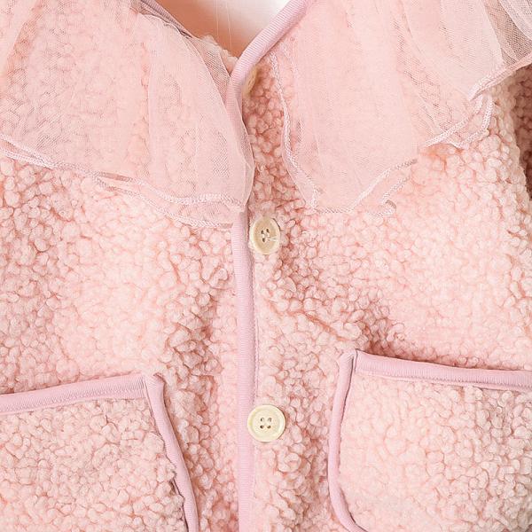 120CM Autumn Lamb Children'S Plus Size 20KG Girl Winter Coats Wool And Cashmere Coat