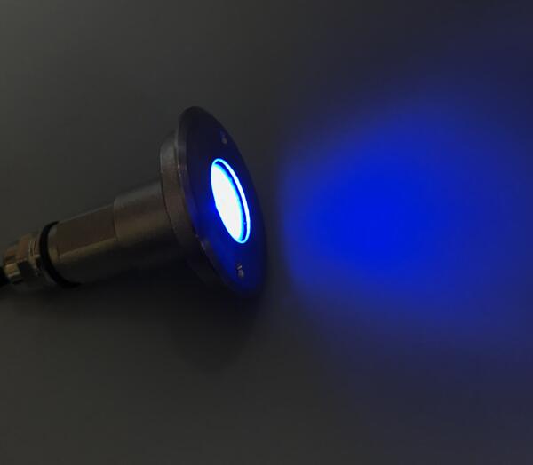 316 Stainless Steel 12V 24V RGB 3 In1 LED Underwater Spot Light With PVC Sleeve