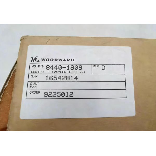 Woodward 8440-1809 Generator Control Module with 1 Year Warranty 300mm Length and 400mm Width for Efficient Operation