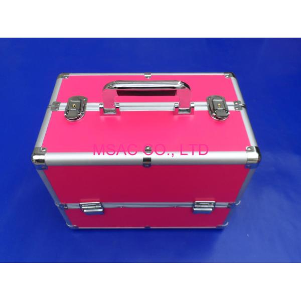 Six Trays Makeup Carrying Case , Detachable Professional Makeup Train Case