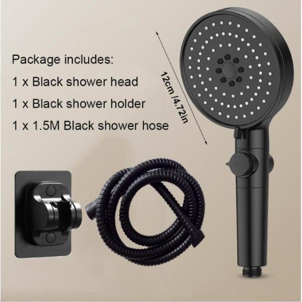 Exposed Shower Faucet Feature With Slide Bar 2024 Lizhen Hwa-Vic. High Pressure Handheld Shower Head