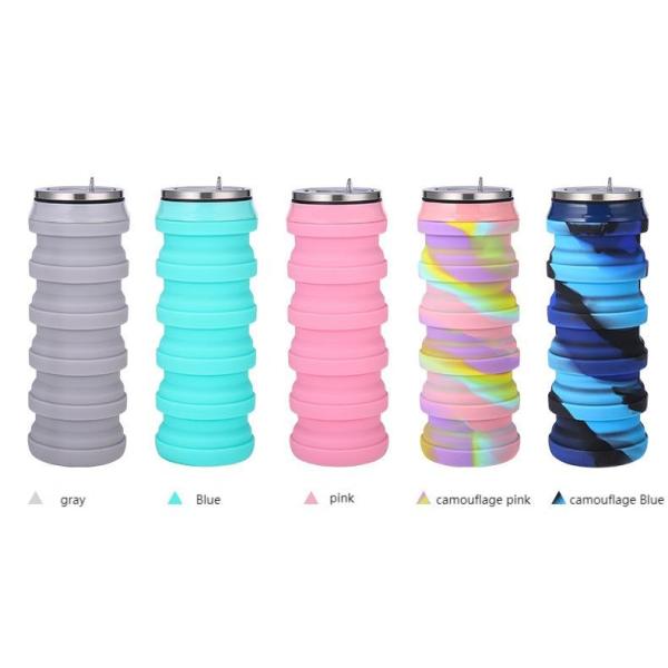 Складной силиконовый гель бутылка с водой 480 мл складной силиконовой кофейной кружки
