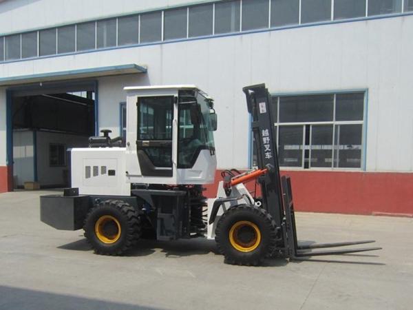 Off Road Forklift 4x4 4WD Model ET50 High Duarability 5ton Rough Terrain Forklift Truck