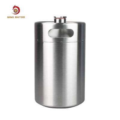 Vácuo portátil Mini Keg isolado, 4L 128oz barril de cerveja de 1 galão