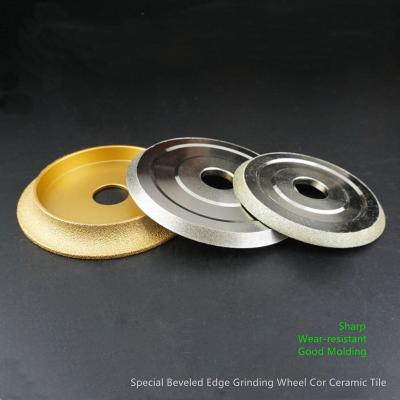 100mm Vacuum Brazed Diamond Grinding Wheel For Ceramic Tiles