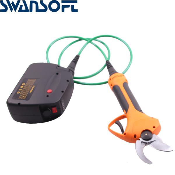 SWANSOFT Electric Pruning Shears 35mm Garden Electric Pruner With Extension Bar Electric Pruning Shears