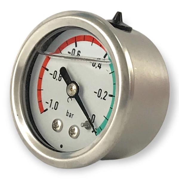 Back Mount Glycerin Filled Pressure Gauge For Vacuum Pump 40mm