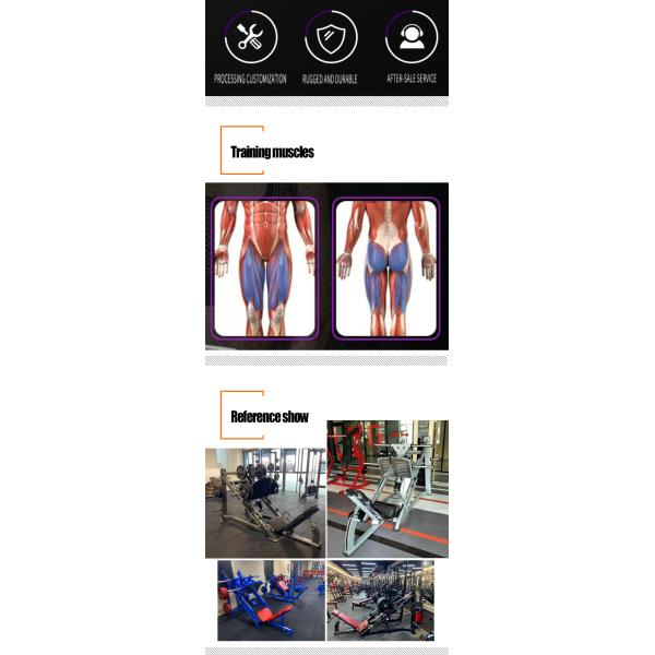 Steel Q235 45 Degree Leg Press for Fitness Commercial Body Building Machine Equipment