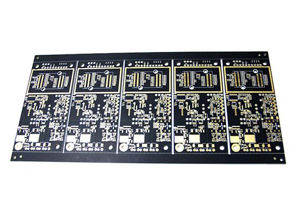 2 U ENIG FR4 Black Ink UL RoHS 2 Layers PCB Circuit Board