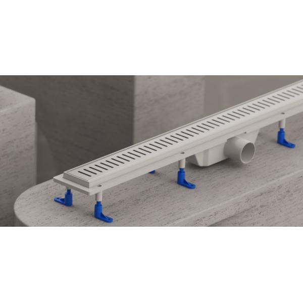 Plastic 360 Degree Rotatable Shower Drains Adjustable Hight Bathroom Floor Drain