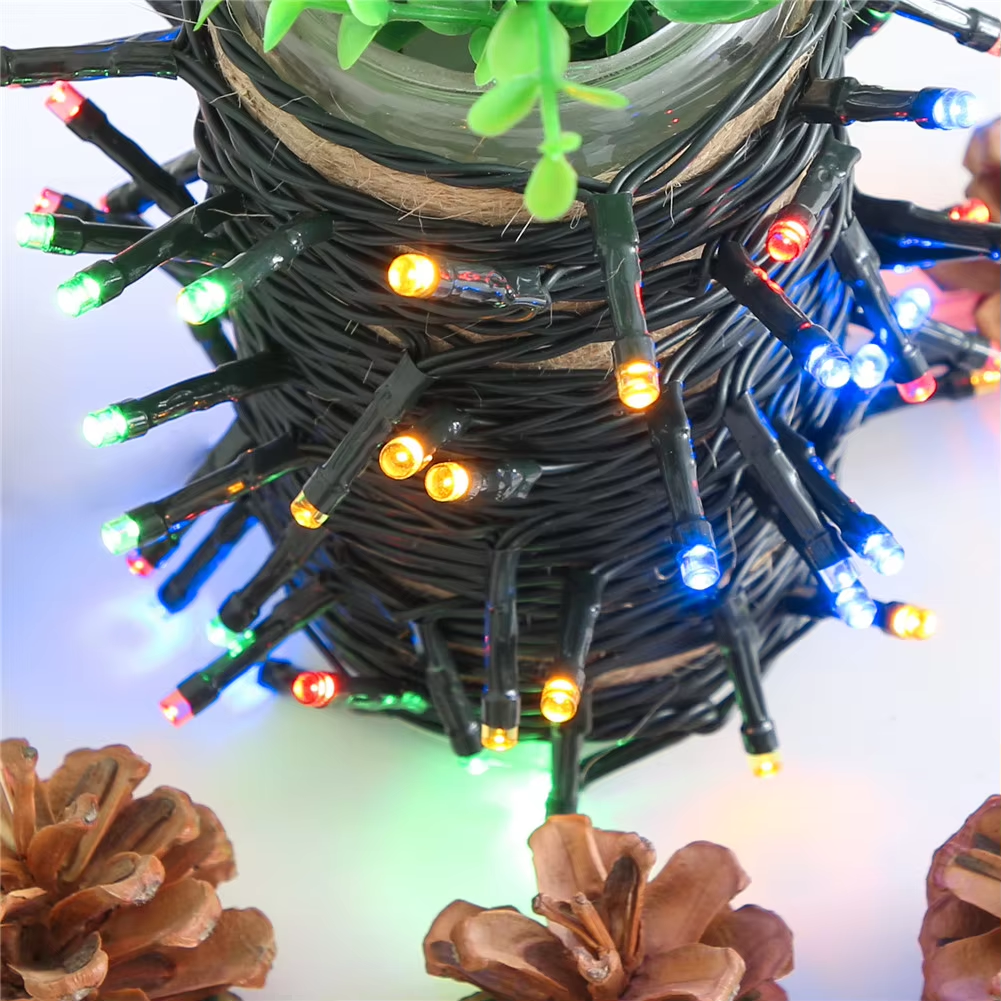 [Safe low voltage, 8-mode remote control, fully waterproof ] 24V LED Christmas light string