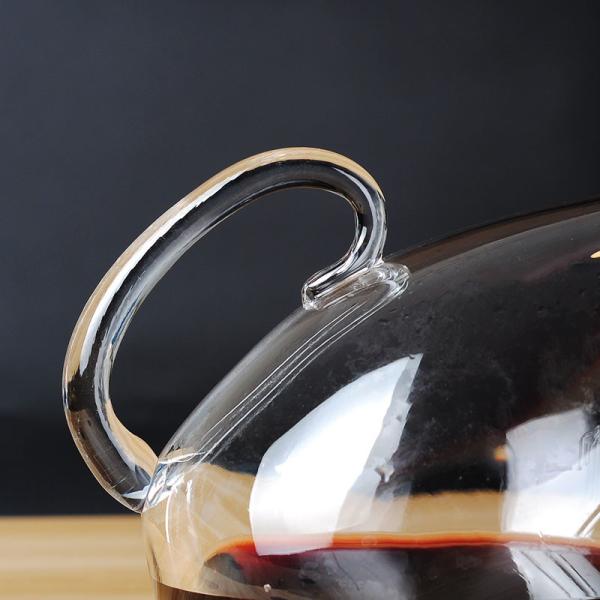 2000 Ml Slanted Glass Wine Decanter