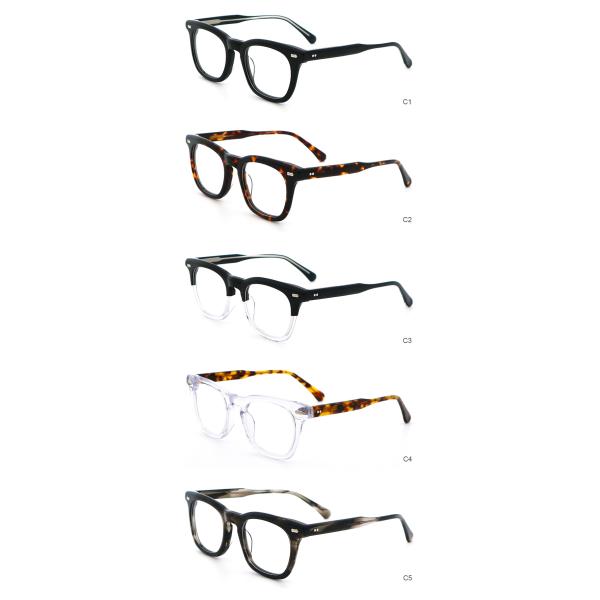 Fad Style Acetate Glasses Optical Frames For Women Men'S MR 98612