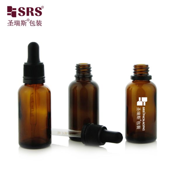 Empty 5ml 10ml 15ml 20ml 30ml 50ml 100ml Glass Dropper Bottle with TEC for Skincare Essential Oil