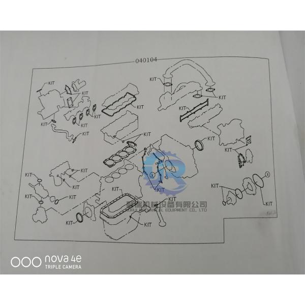 Vhs040104193 S0401-04193 J05e J05e-Tb J05e-Ta Engine Gasket Kit Engine Overhaul Sk200-8 Sk210lc-8 Sk250-8 Excavator Part