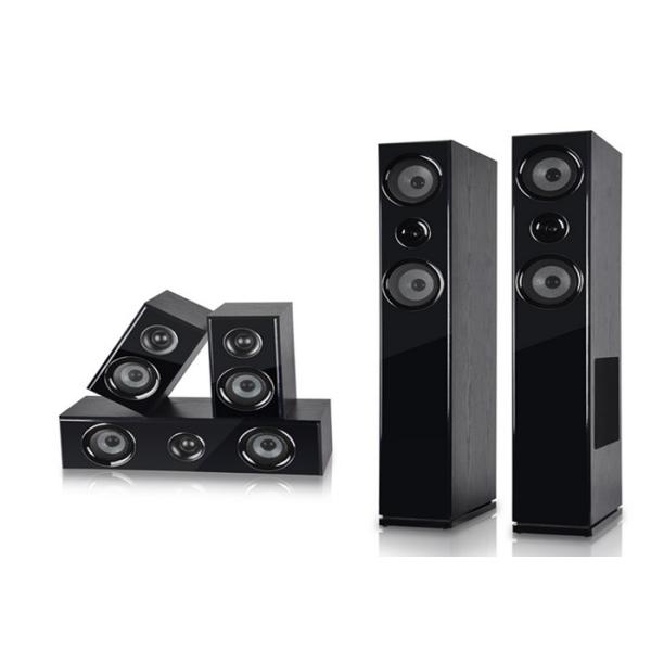 5.0 Wooden Home Cinema Speaker , Bluetooth Passive Loudspeaker VK90008