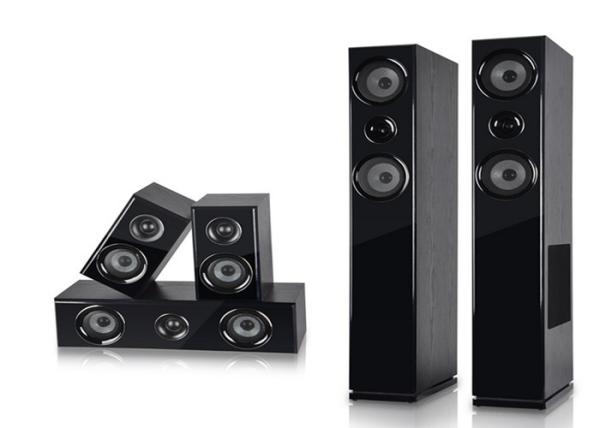 5.0 Wooden Home Cinema Speaker , Bluetooth Passive Loudspeaker VK90008