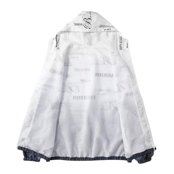 Gradient Chlorine Fishing Sun Hoodie Embroidery Hooded Sun Protection Shirt