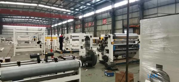 5 Ply / Double Wall 220v Corrugated Cardboard Production Line