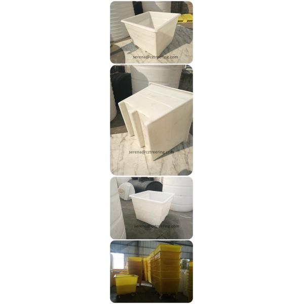 Rotationally Molded Custom Rectanuglar Plastic Pallet Bins Mega For Industrial Needs