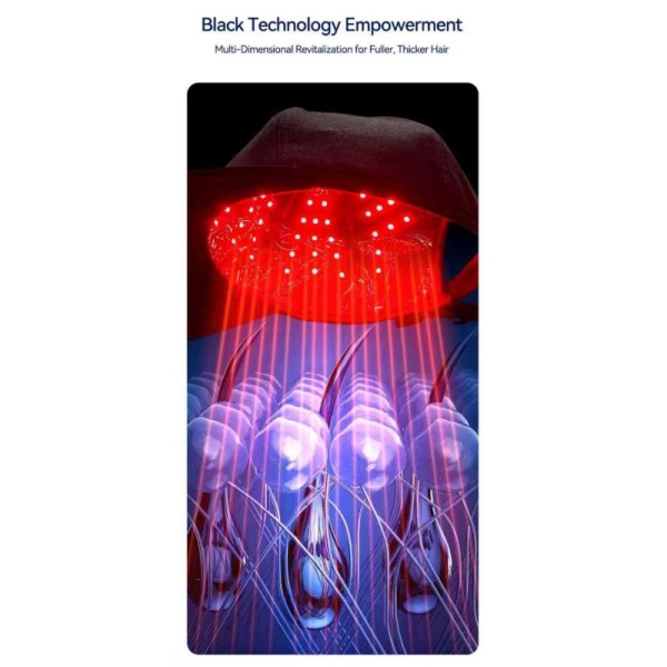 82pcs Red Light Anti Hair Loss Scalp Treatment 660nm 850nm LED Hair Growth Caps