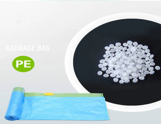 Degradable красочный пластиковый отброс Drawstring кладет W42 в мешки x L44cm
