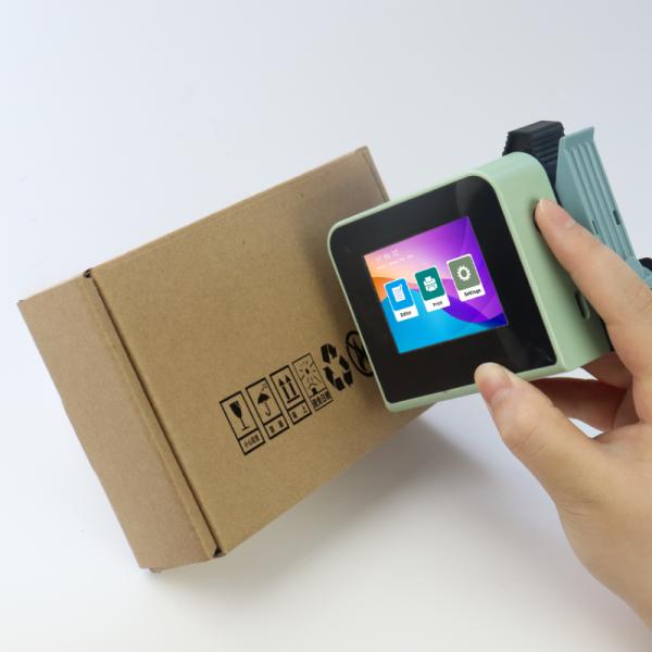 Solvent Printer Small Ink Printer Barcode Printer for Products Packaging Date Inkjet Printed Canvas Pouch Bag for Packaging