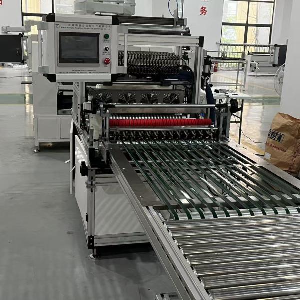 Glass Fiber Paper Pleating Machine Line Replacing Glue Line 
