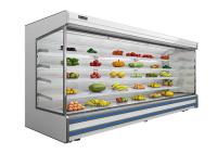 O supermercado bebe o CE aberto comercial do refrigerador de Multideck do vegetal de fruto do congelador da exposição do refrigerador