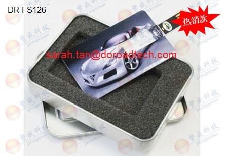 Plastic Credit Card USB Flash Drives by Original and New Memory Chip DR-FS126
