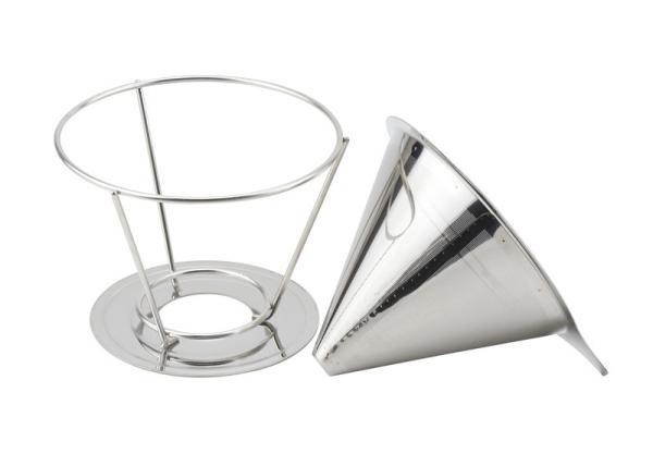 Food Grade Pour Over Coffee Filter Cone , Integrated Pour Over Dripper