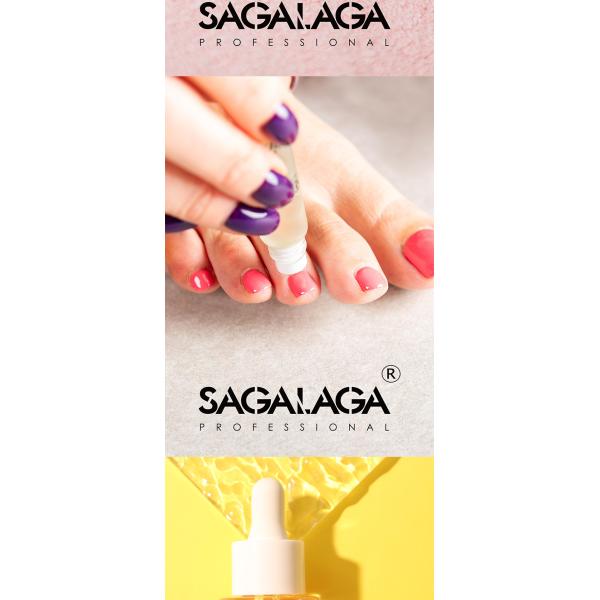 Aceite Fortalecedor SAGALAGA para el Cuidado de las Uñas con Fórmula Saludable, Nutre e Hidrata las Cutículas, para Uñas Hidratadas, Logotipo Personalizado
