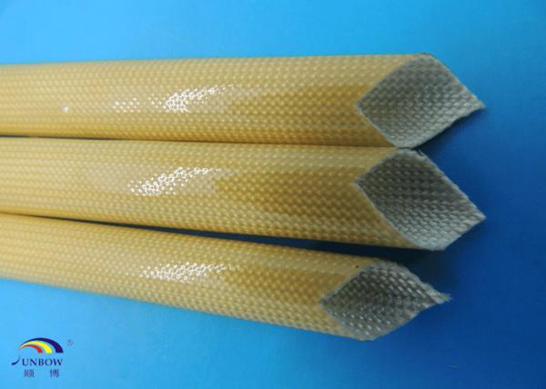 Flexible Braid Fiberglass Sleeving with PU coated for Heating Equipments