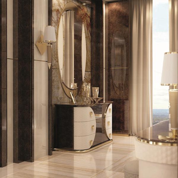 0.5x0.85m Long Console Table TV Cabinet 120cm Marble Stone