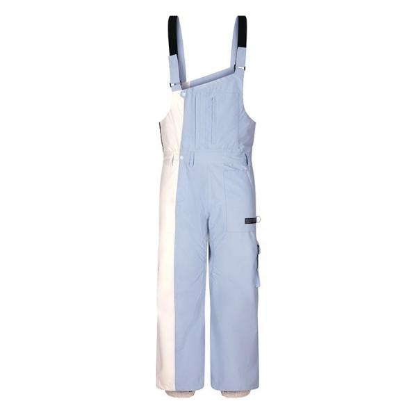 End Contrast Color Overalls with Windstopper Material Sportswear Type Ski Snow Wear