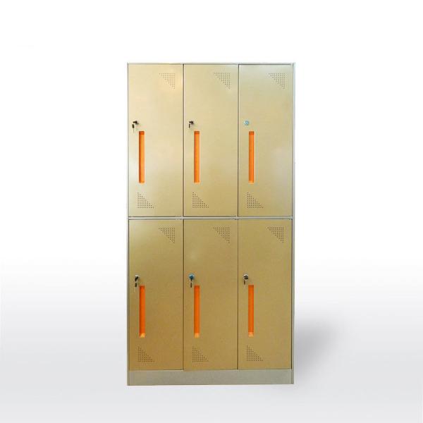 Flat Packing 0.157 CBM W900mm Metal Staff Lockers