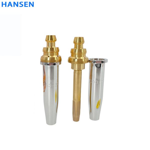 G03 Machine-Use Equal-Pressure Split-Type Stainless Steel Cutting Nozzle with Brass Core and Electroplated Copper Shell – Flame Cutting Torch Tip for CNC & Semi-Automatic Metal Cutting