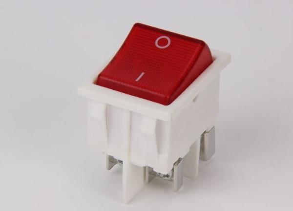 Dpst 4 Pins Double Electrical Rocker Switches 12A 250VAC Brass Terminal