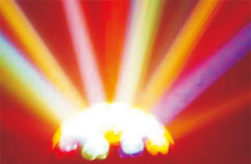 AC110 - 240V 1PCS X 5W white LED Disco Effect Lighting With 2CHS