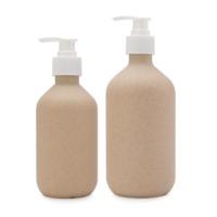 Bouteille en plastique de 120 ml de paille de blé écologique utilisée pour le shampooing