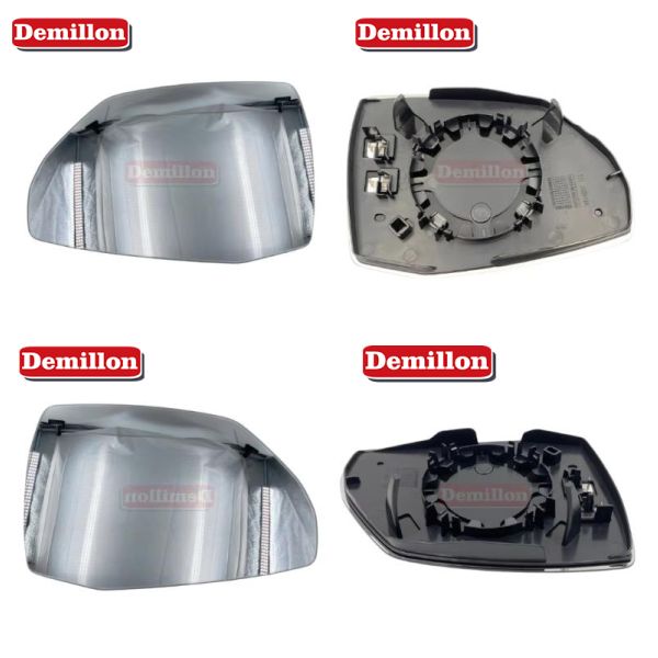 Demillon Car Door Left and Right Rearview Mirror Glass for Audi Q5 Q7 4M0857535 4M0857536