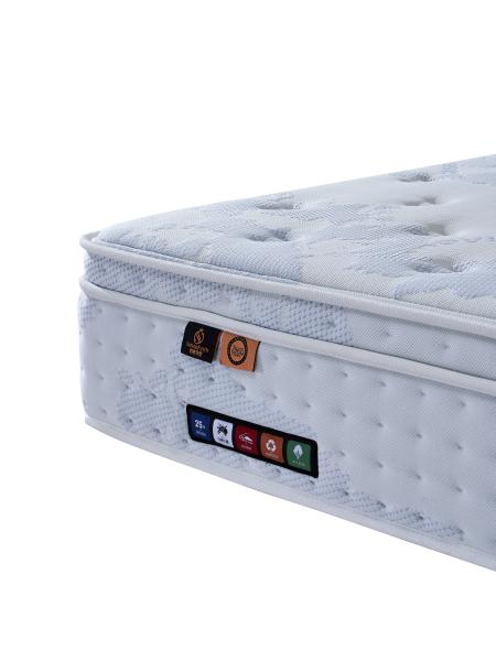 Zero Motion Transfer Hybrid Mattress  Latex  Pocket Springs  Mattress Resilient Foam