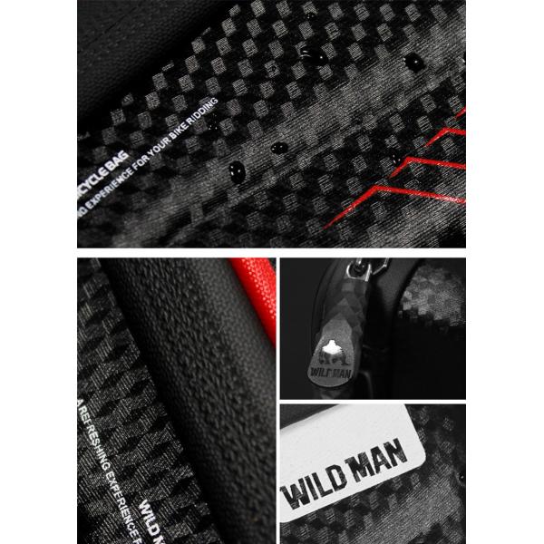 Front Tube Frame Bike Bicycle Handlebar Bag with 1L Capacity Waterproof Phone Mount