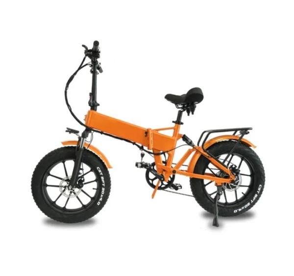 20 Inch 7 Speed Fat Tire Folding Ebike 750W With LCD Display And Lithium Battery