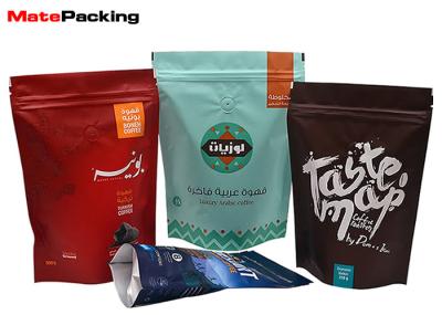 Zipper Foil Food Pouches With Valve For Coffee Moisture Proof High Barrier