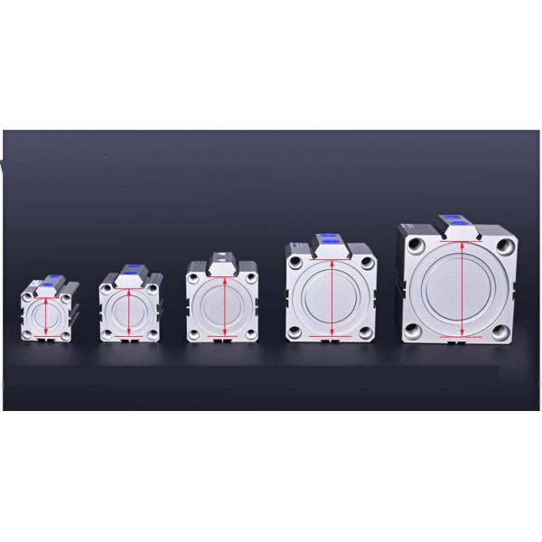 High Pressure Aluminum Air Cylinder / Lightweight Single Acting Air Cylinder