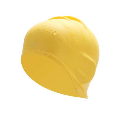 Silicone Ear Protection Swim Cap with Soft Waterproof Design for Swimming and Water Sports
